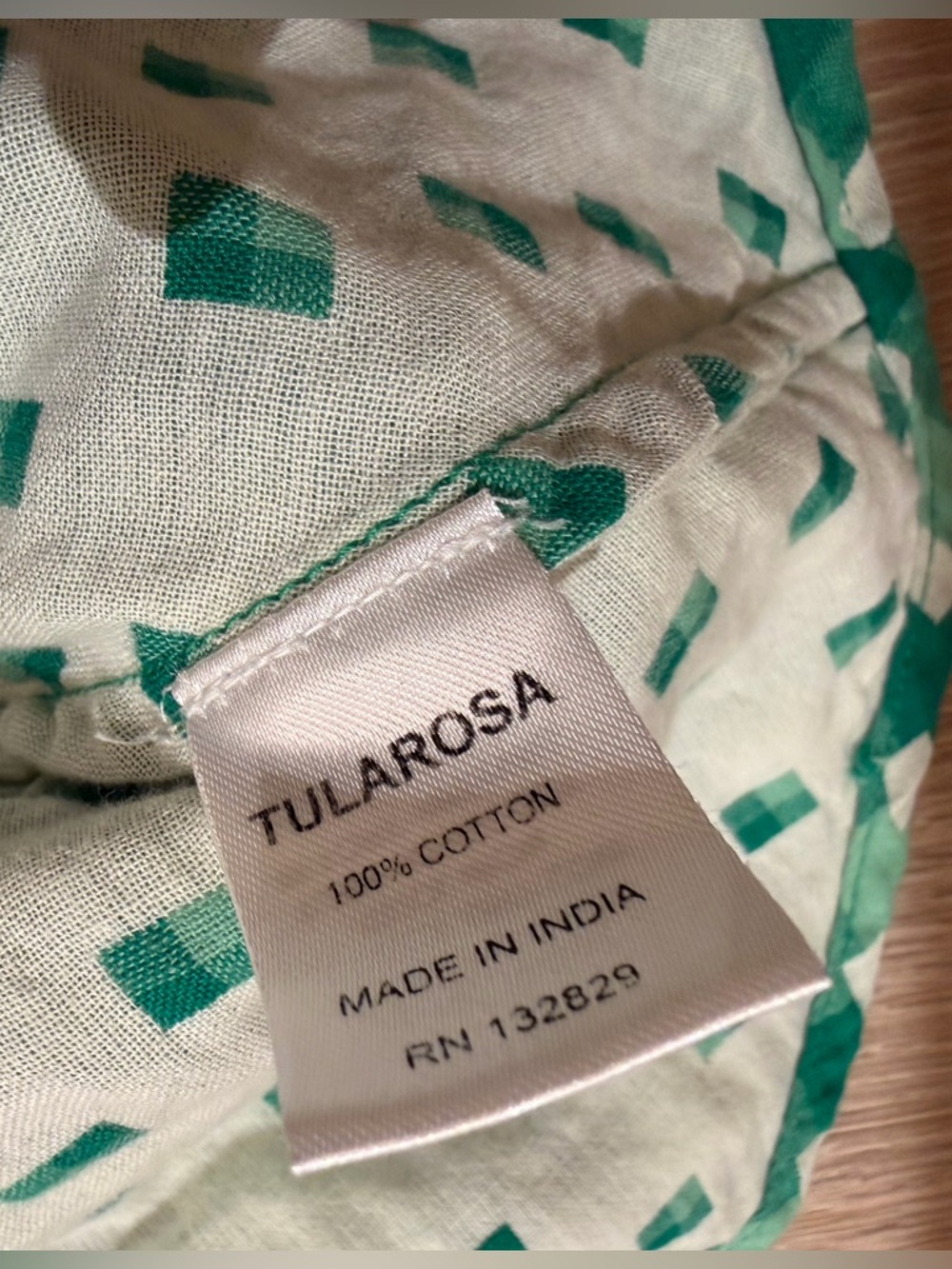 Tularosa Green Gingham Ruffle Mini Skirt - Picture 9 of 9